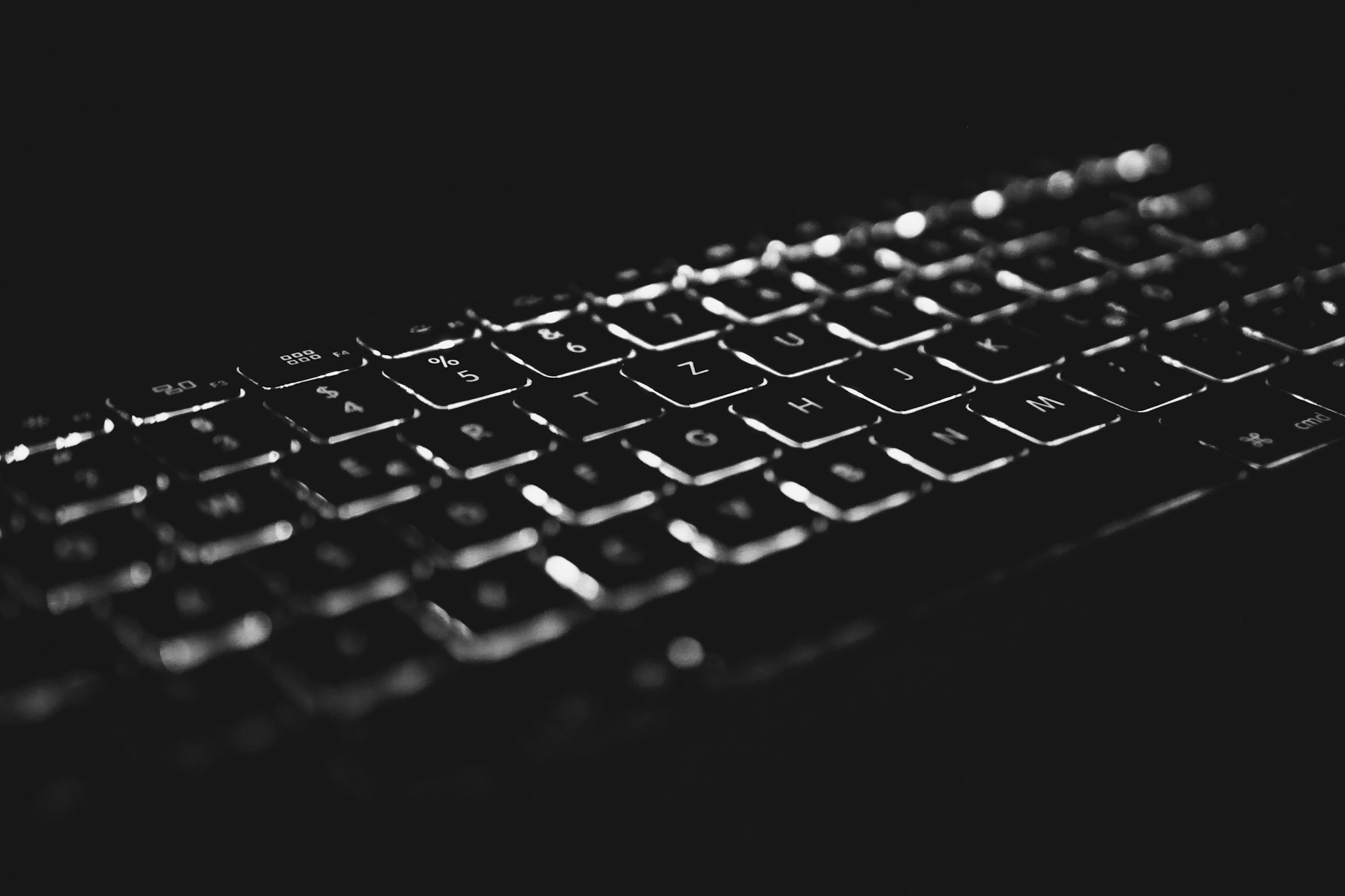 Dark keyboard